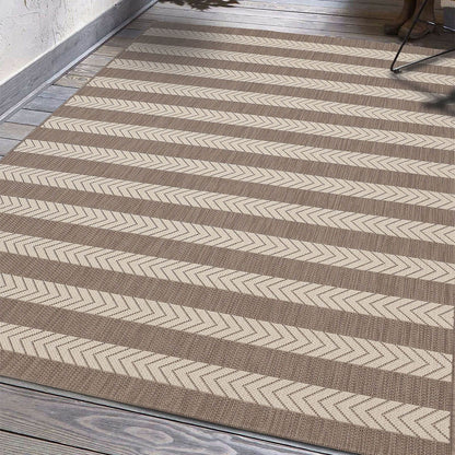 County Stripe Natural Rug