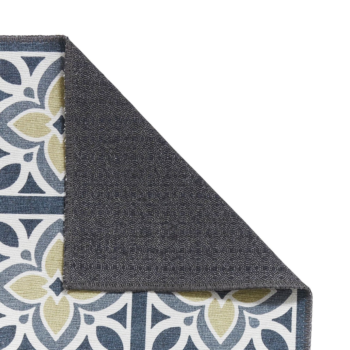 Victoria H1191 Grey/Orange Washable Rug