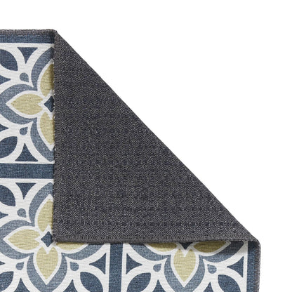 Victoria H1191 Grey/Orange Washable Rug