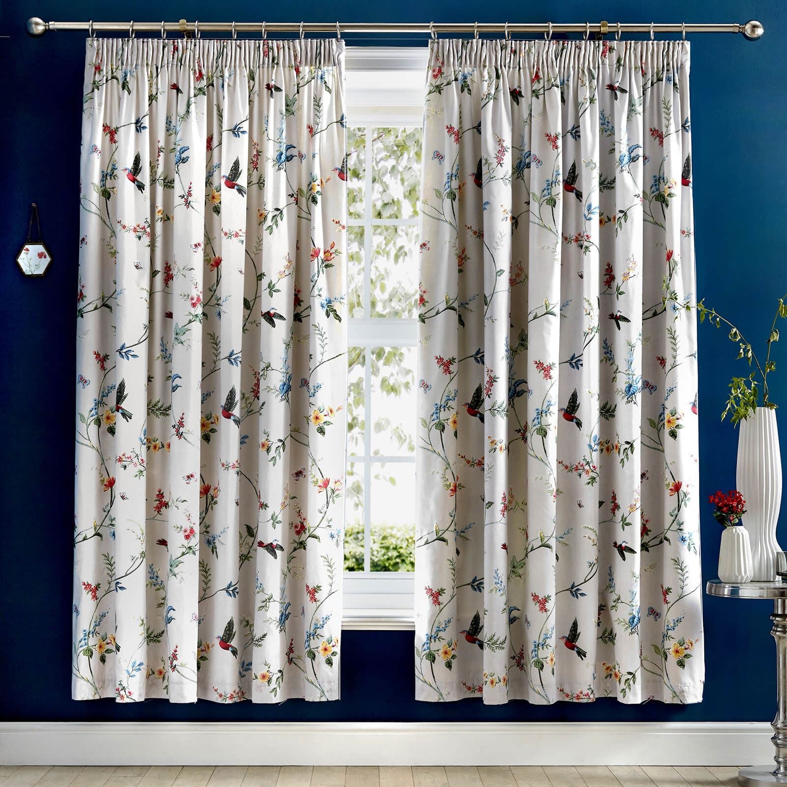Mansfield Grey Pencil Pleat Curtains