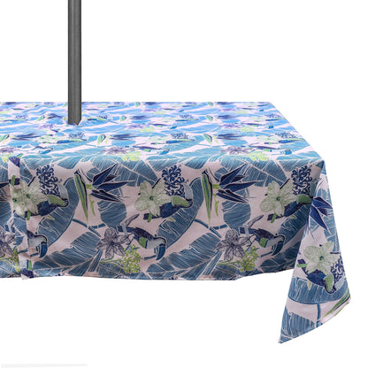 Parrot Turquoise Table Runner