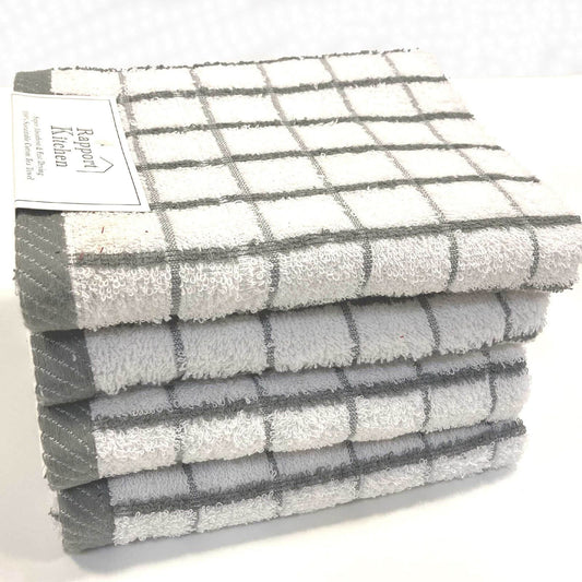 Luxury Terry Grey Kitchen Towel