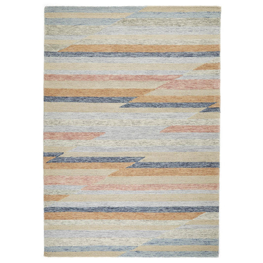 Contours Jagged Multi Geometric Rugs