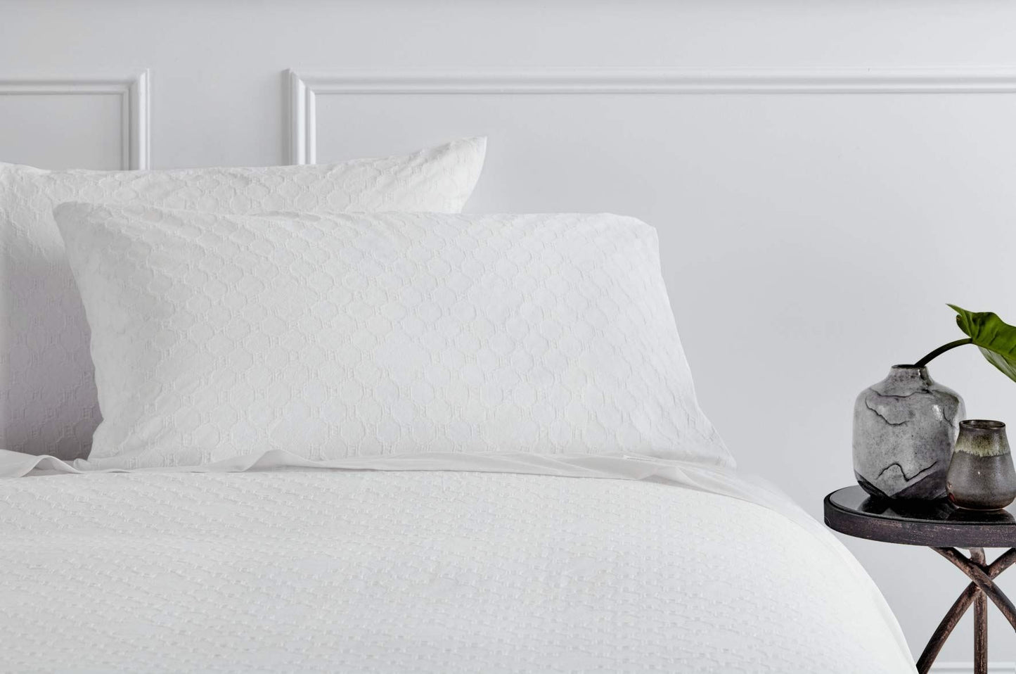 Coombes White Duvet Set