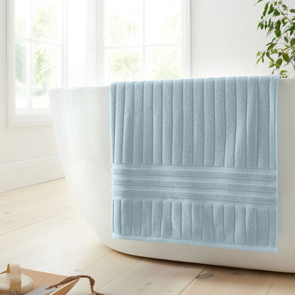 Bianca Hotel Towel Blue Towel and Sheet