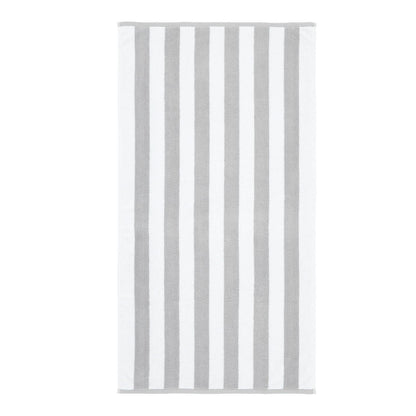 Reversible Stripe Jacquard Sage Grey Hand Towel - 50x85 cm