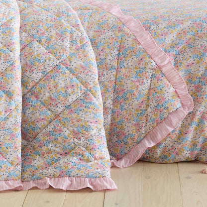Darcy Floral Pink Bedspread