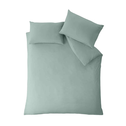 So Soft Non Iron Green Duvet Cover Set