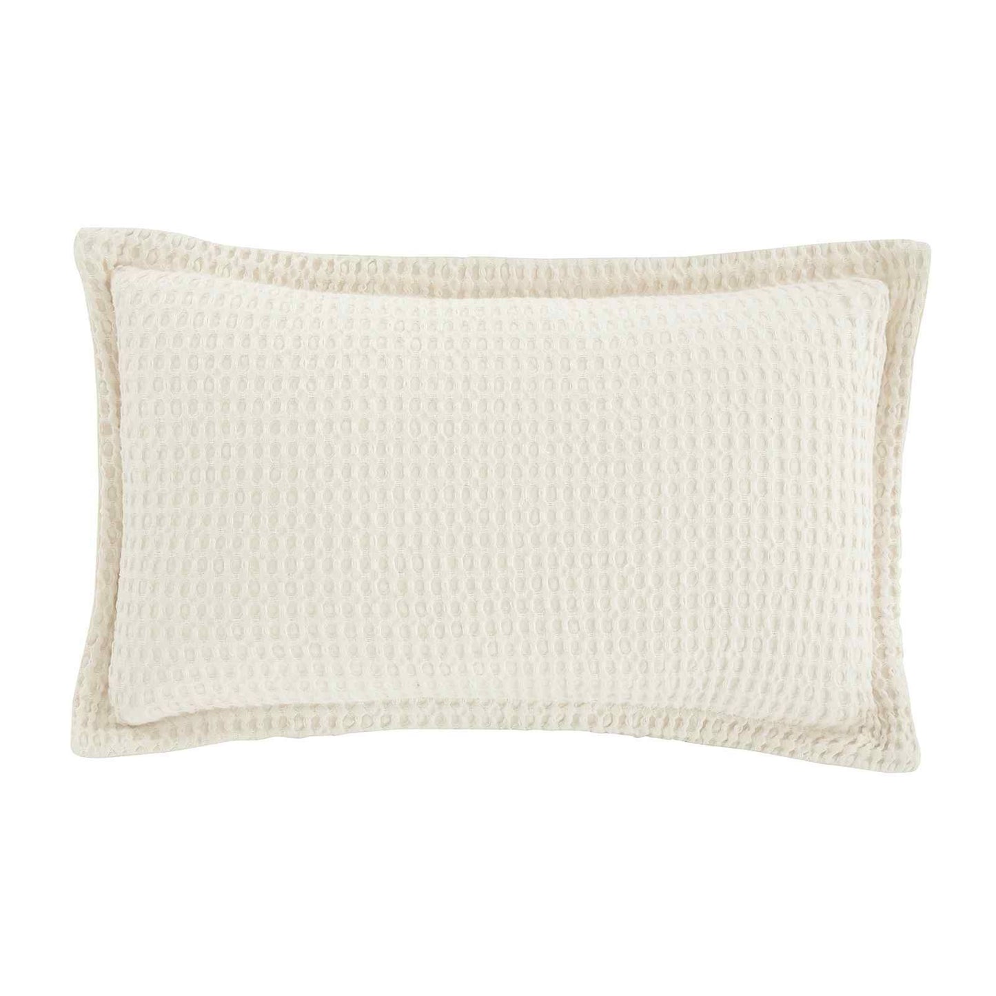 Jaipur Chunky Waffle Natural Cushion