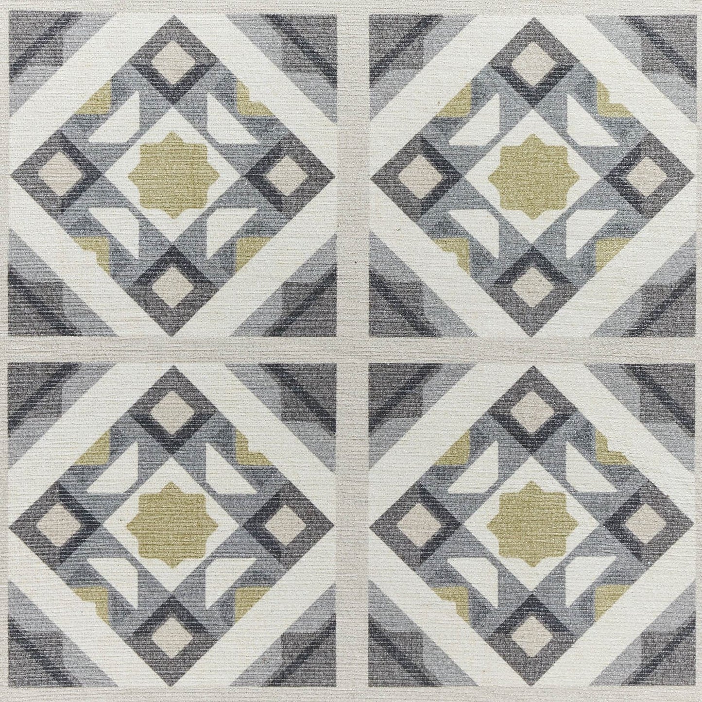 Victoria H1187 Grey/Yellow Washable Rug
