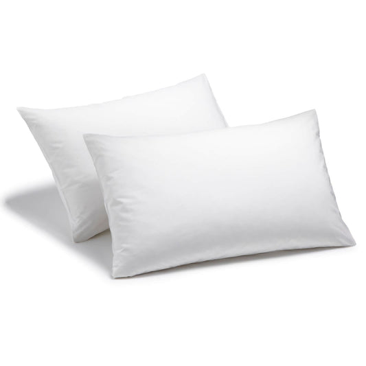 Percale White Housewife Pillowcase Pair