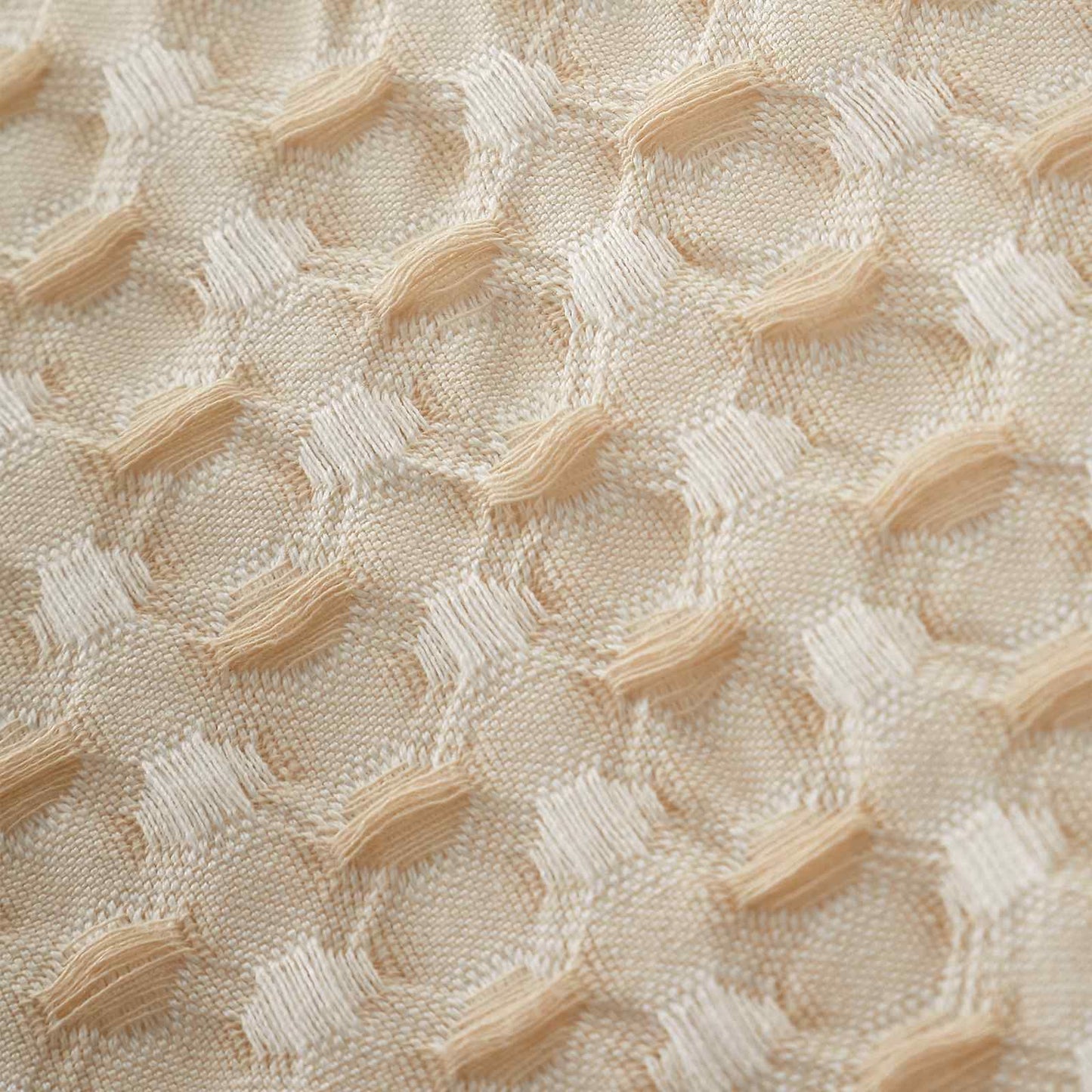 Muscat Waffle Natural Duvet Cover Set