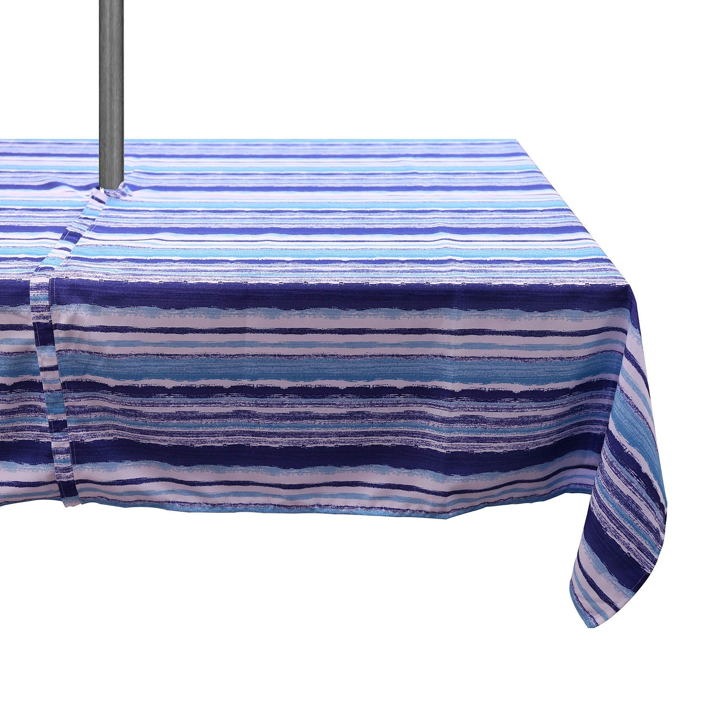 Striped Blue Multi Tablecloth