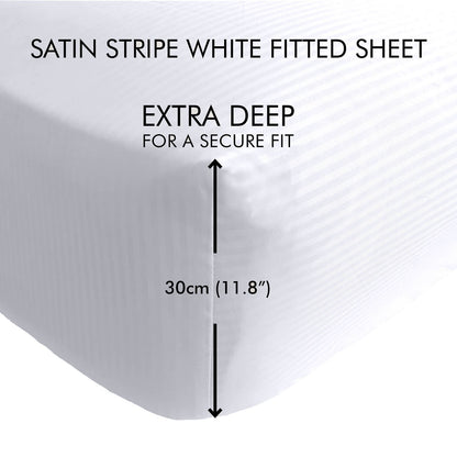 300TC White Fitted Sheet