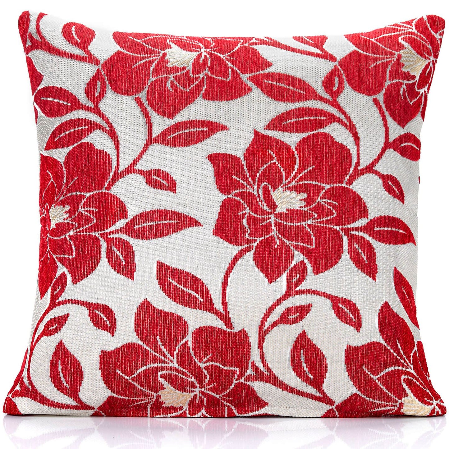 Peony Red Cushion Cover