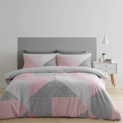 Larsson Geo Pink Duvet Set