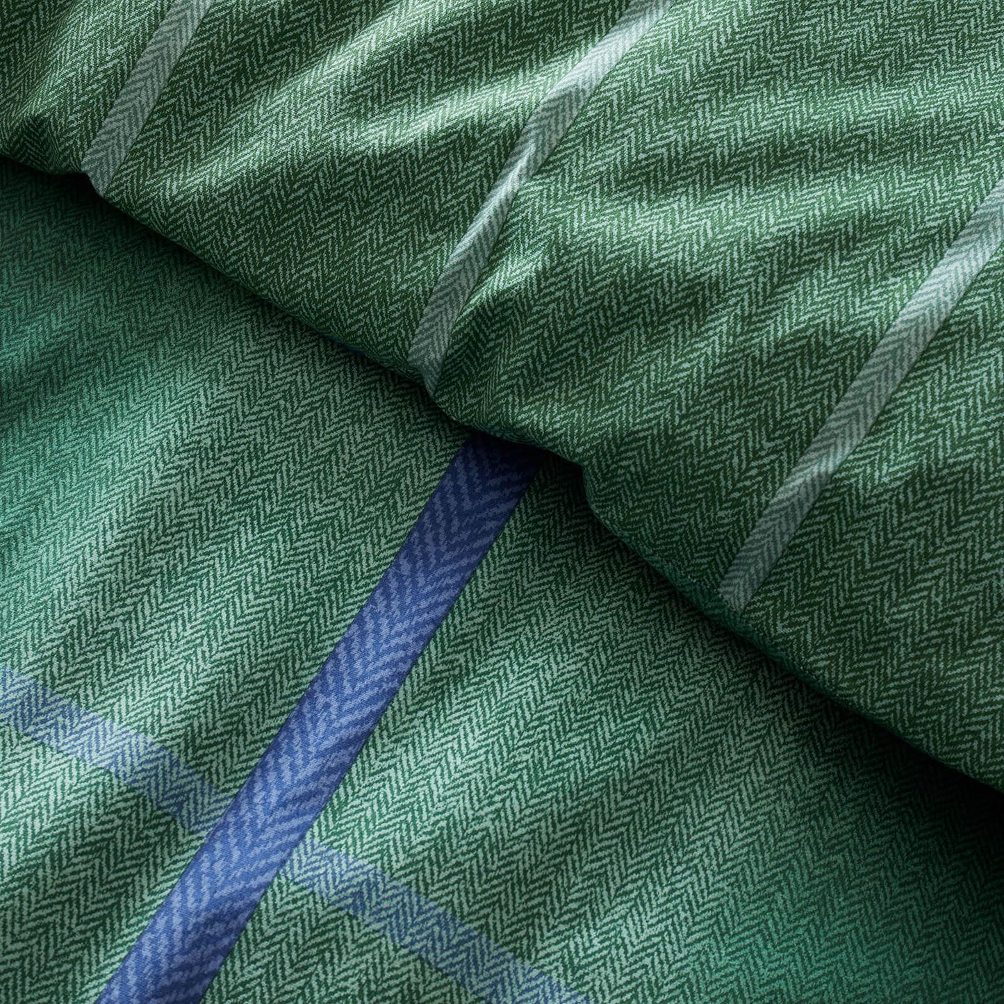 Brushed Melrose Tweed Green Duvet Cover Set