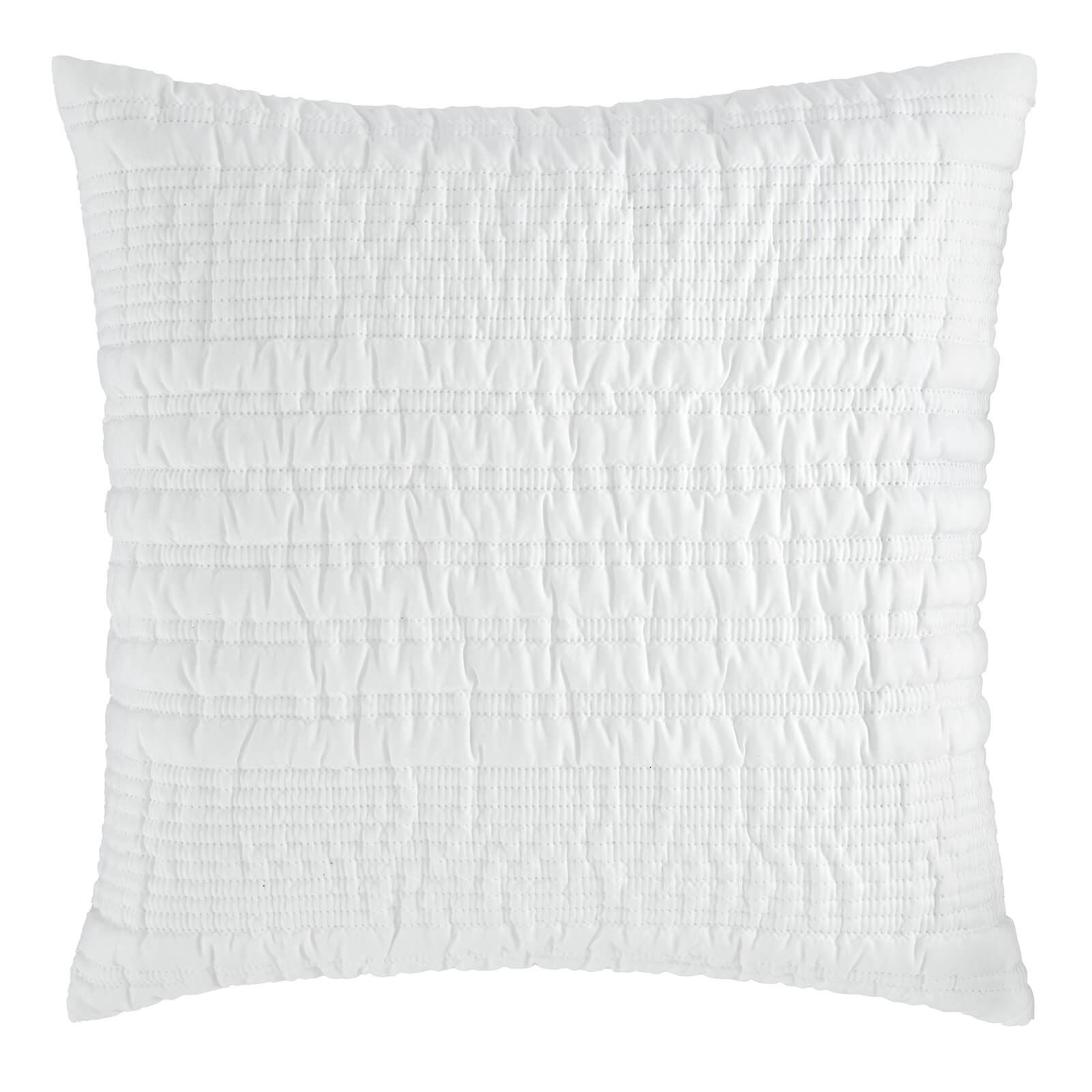 Lennon Stripe White Filled Cushion