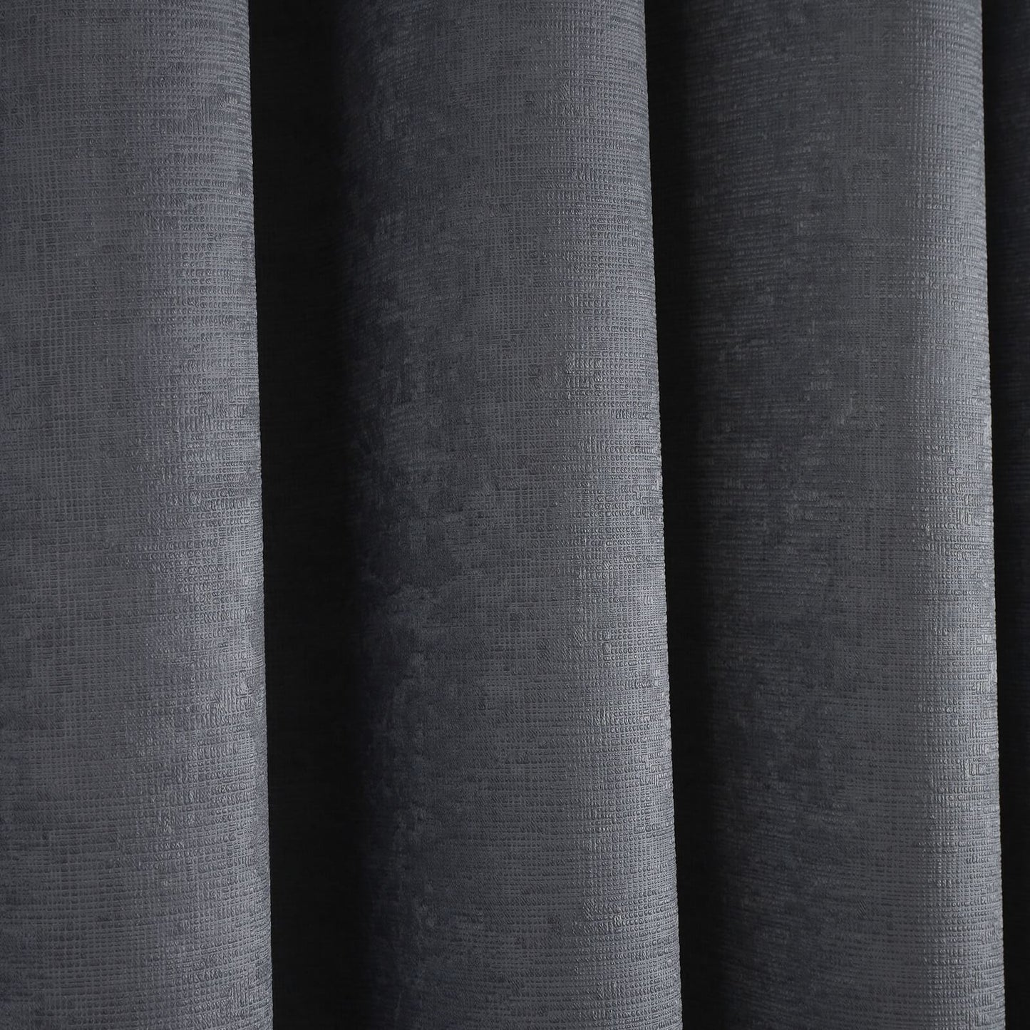 Strata Charcoal Eyelet Curtains