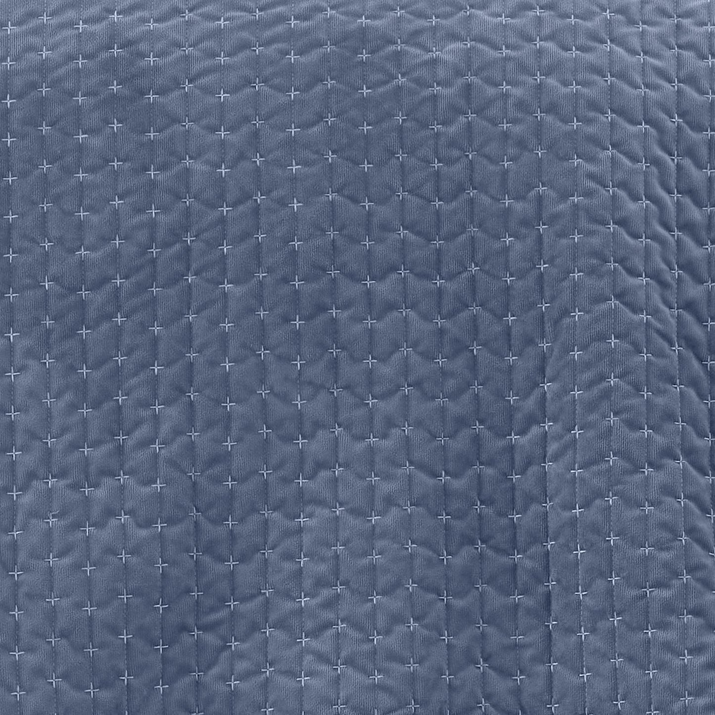 Bianca Attica Velvet Blue Bedspread - 240x260cm