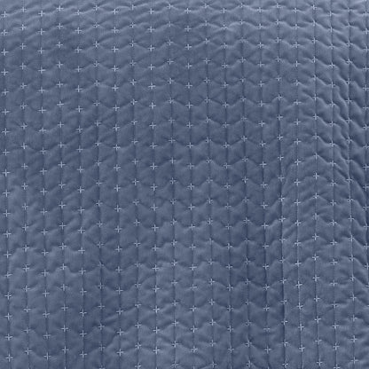 Bianca Attica Velvet Blue Bedspread - 240x260cm
