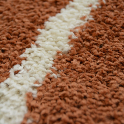 Snug Terracotta Bubbles Rug