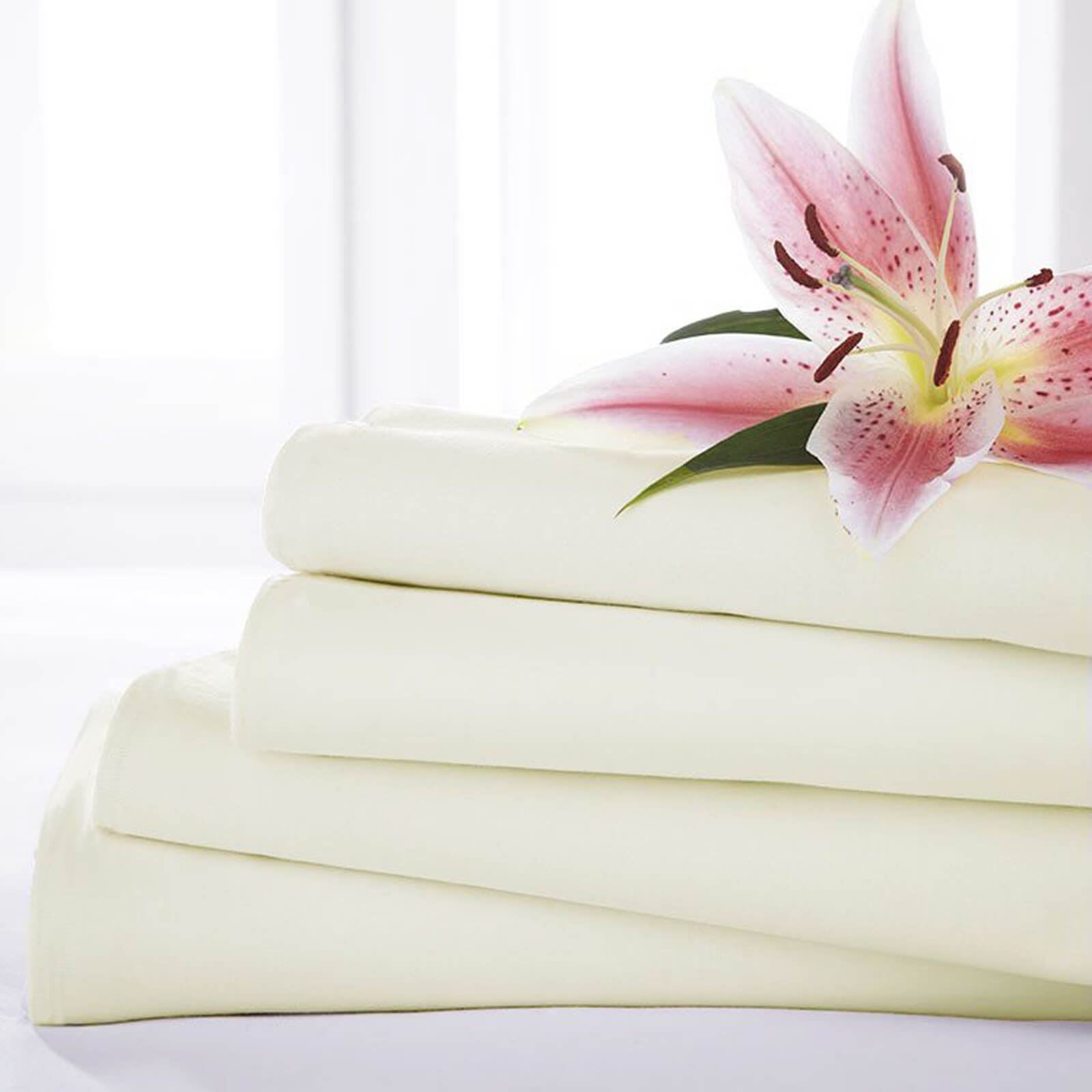 Poetry Ivory Flat Sheet