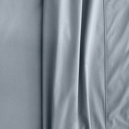 300TC Organic Percale River Fitted Sheet