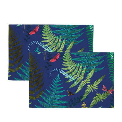 Woodland Fern Yellow Place Mat Pair