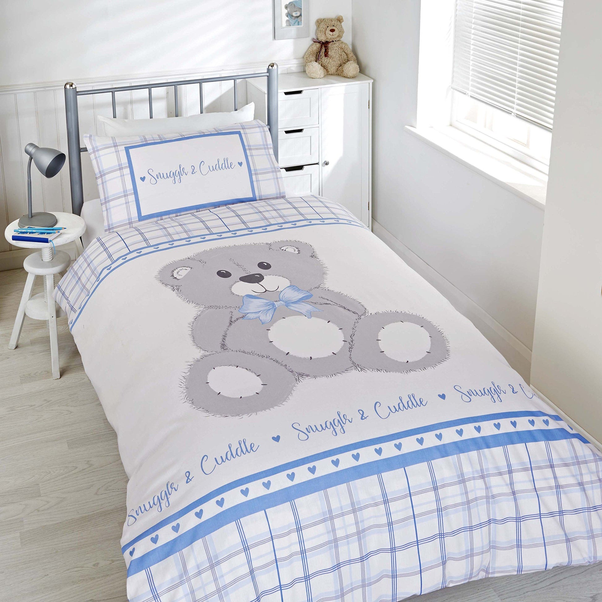 Snuggle & Cuddle Blue Duvet Set