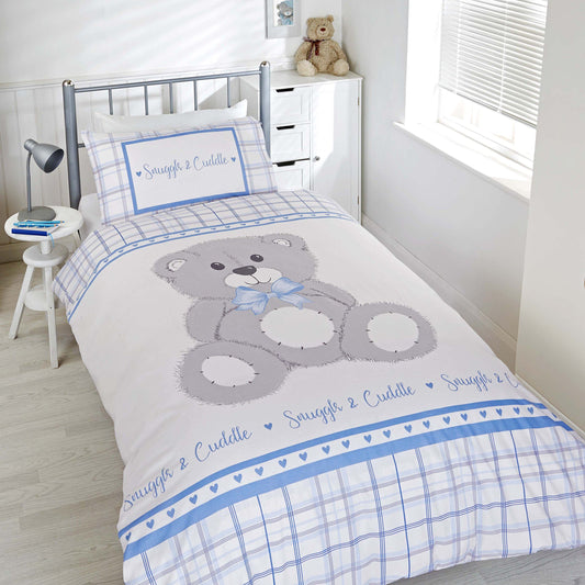 Snuggle & Cuddle Blue Duvet Set