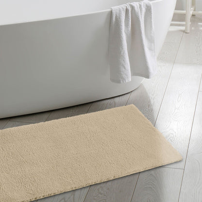 Royale Bathmat Beige Plain Rug - 050 X 070cm (1ft 6" x 3ft 0")