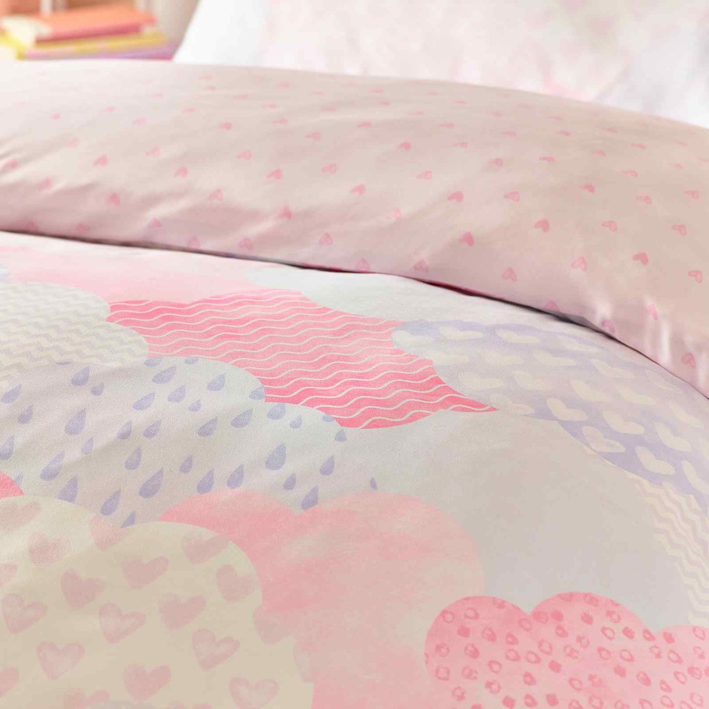 Soft as a Cloud Pink Duvet Cover Set
