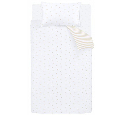 Bianca Mini Star & Stripes Natural Duvet Cover Set