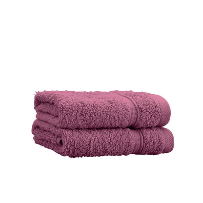 Zero Twist Raspberry Bath Sheet Pair