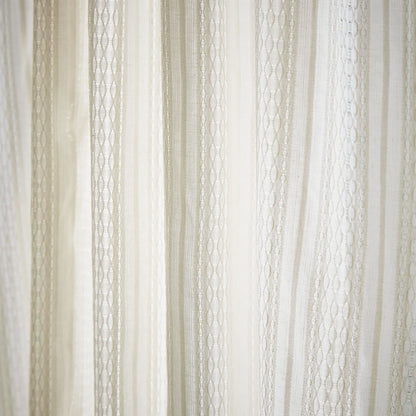 Zofia Broderie Anglaise Natural Curtain Panel