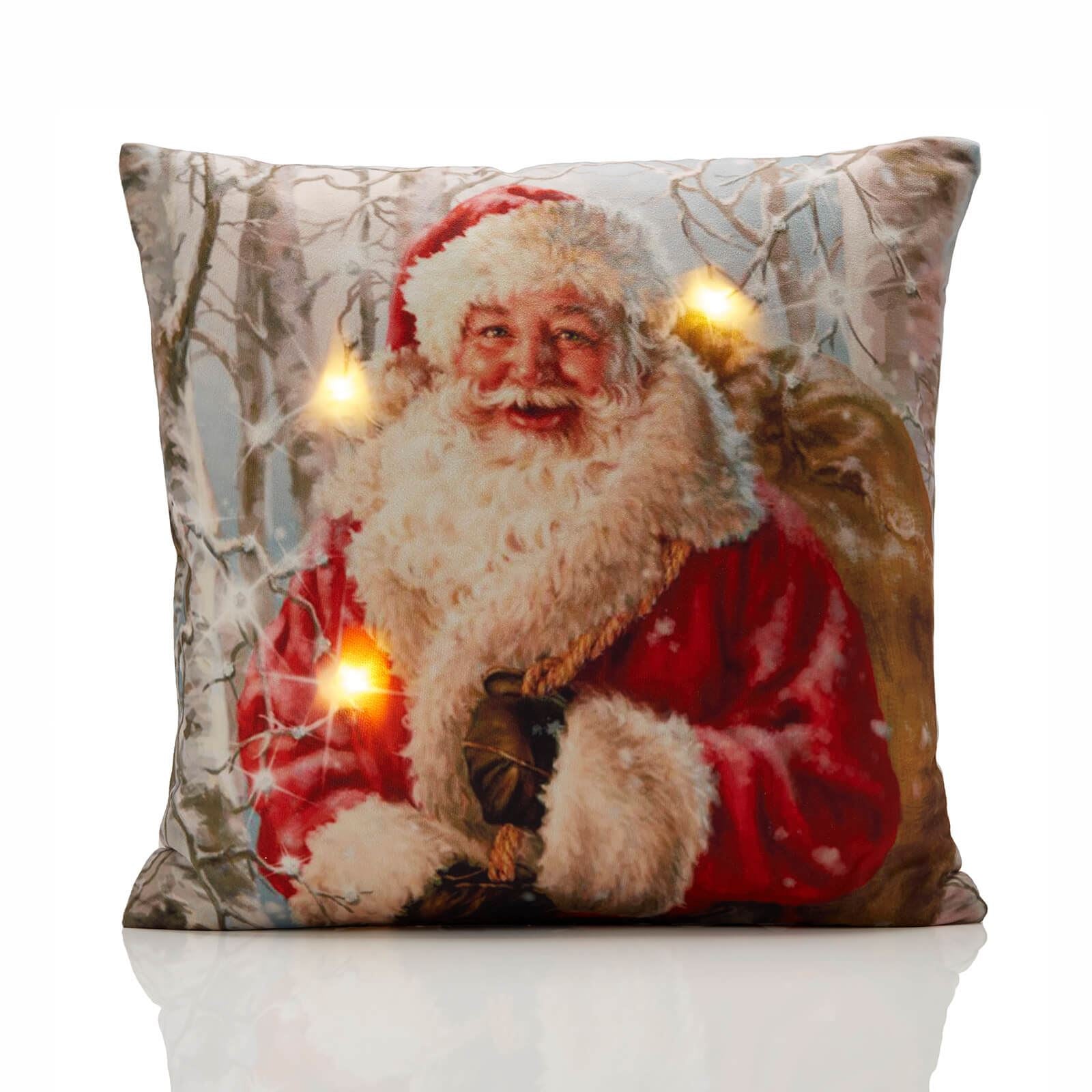 Santa Claus Led Multi Cushion Cover