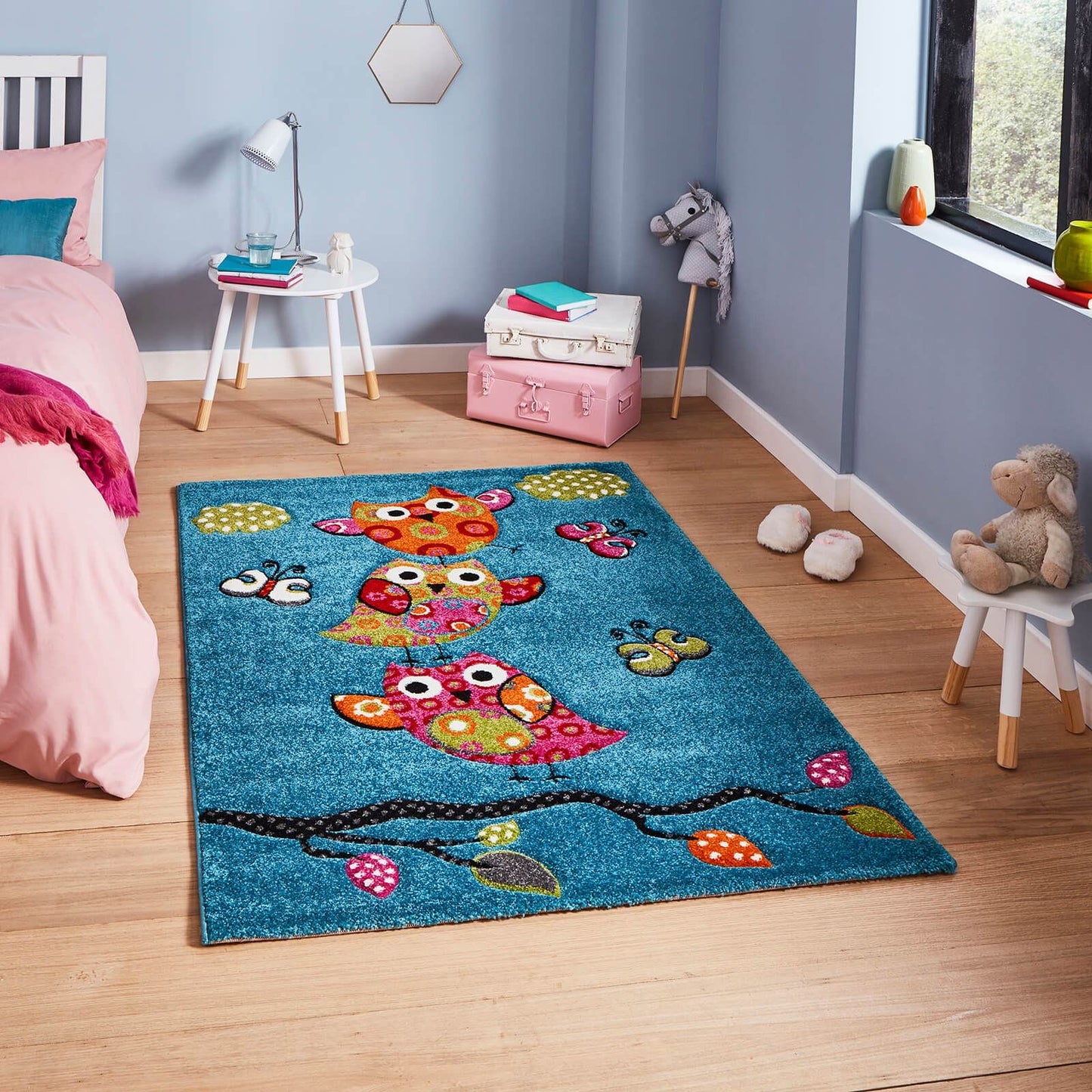 Brooklyn Kids 793 Blue Kids Rug