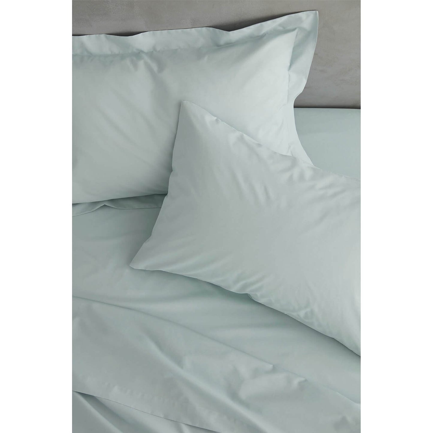 Easy Iron Percale Duck Egg Blue Fitted Sheet