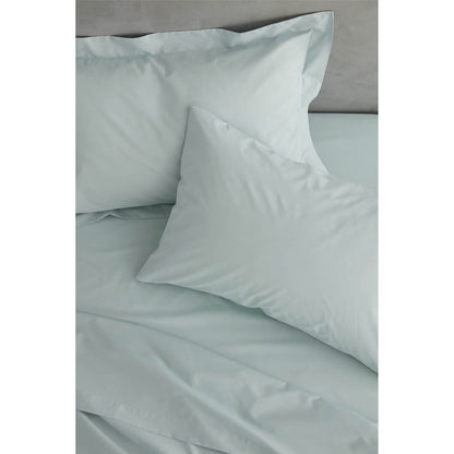 Easy Iron Percale Duck Egg Blue Fitted Sheet