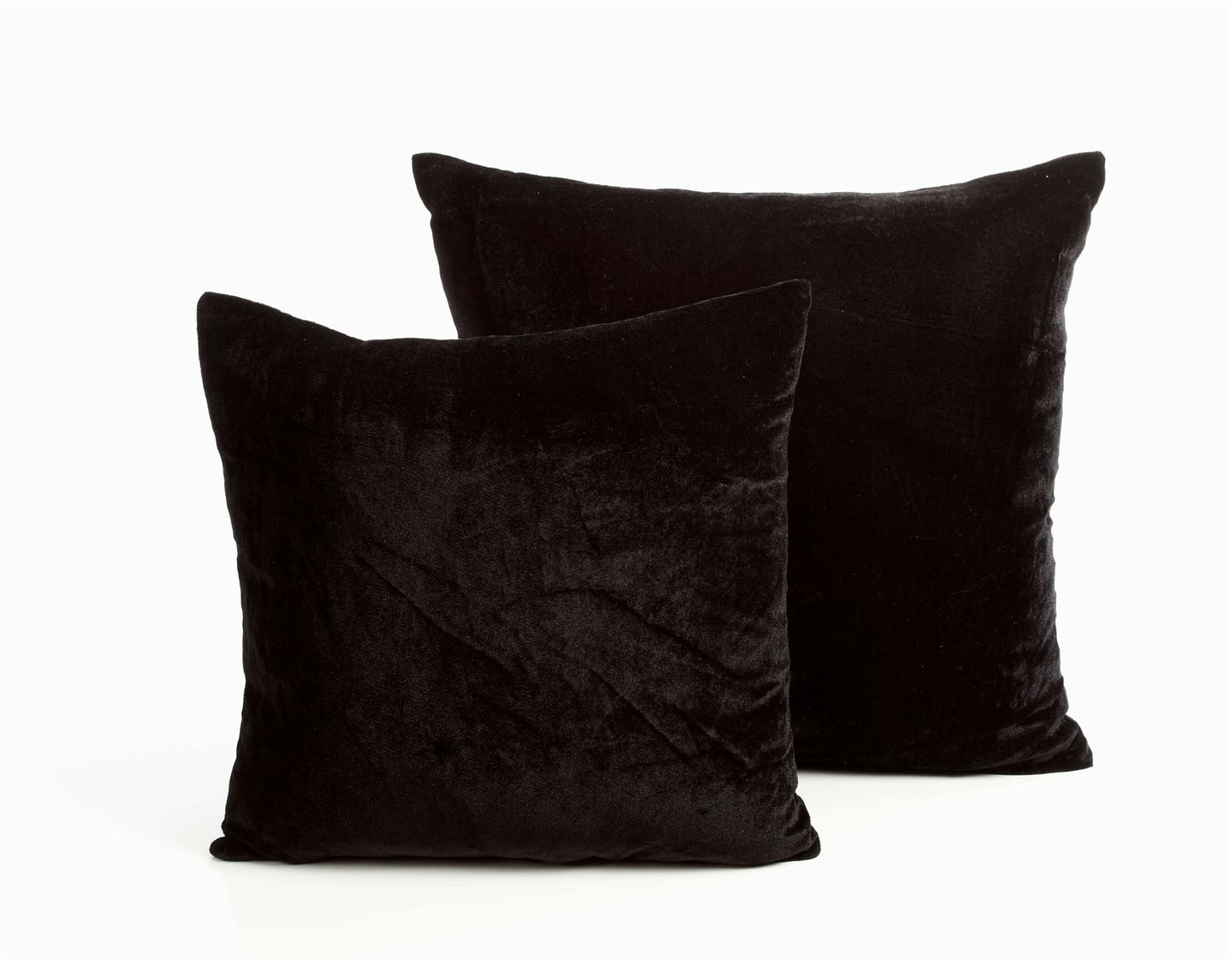 Velvet Black Cushion Cover