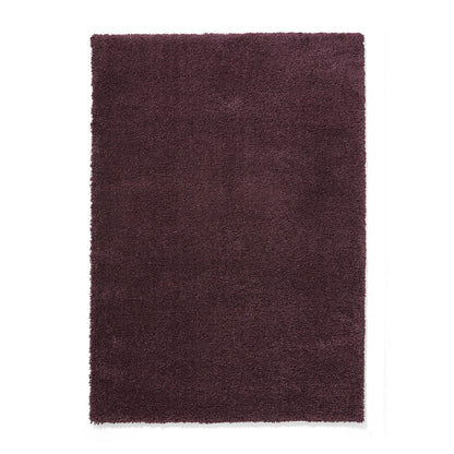 Sierra 9000 Purple Plain Shaggy Rug