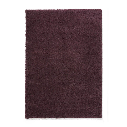Sierra 9000 Purple Plain Shaggy Rug