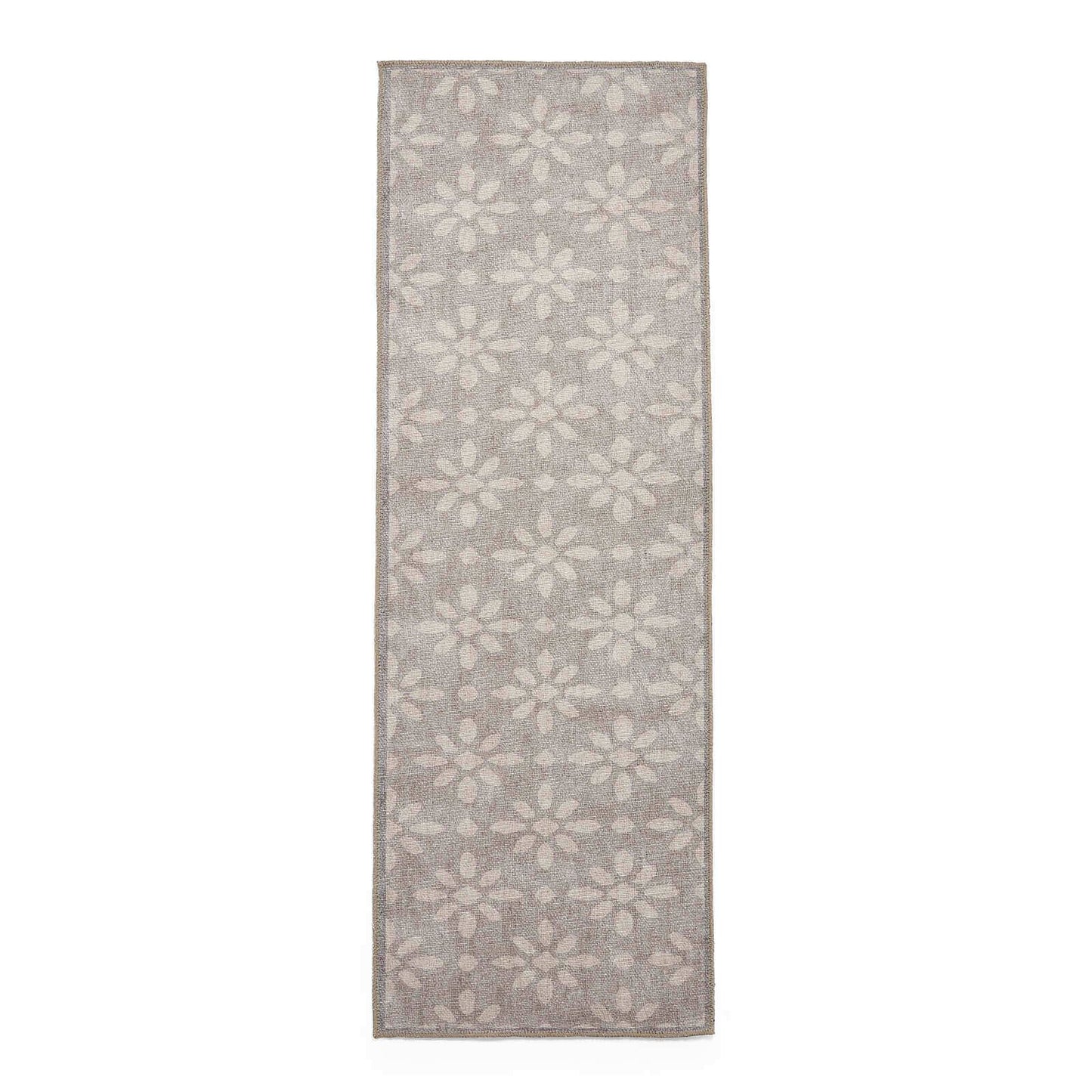 Coral H1062 Light Grey Modern Washable Rug
