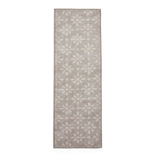 Coral H1062 Light Grey Modern Washable Rug