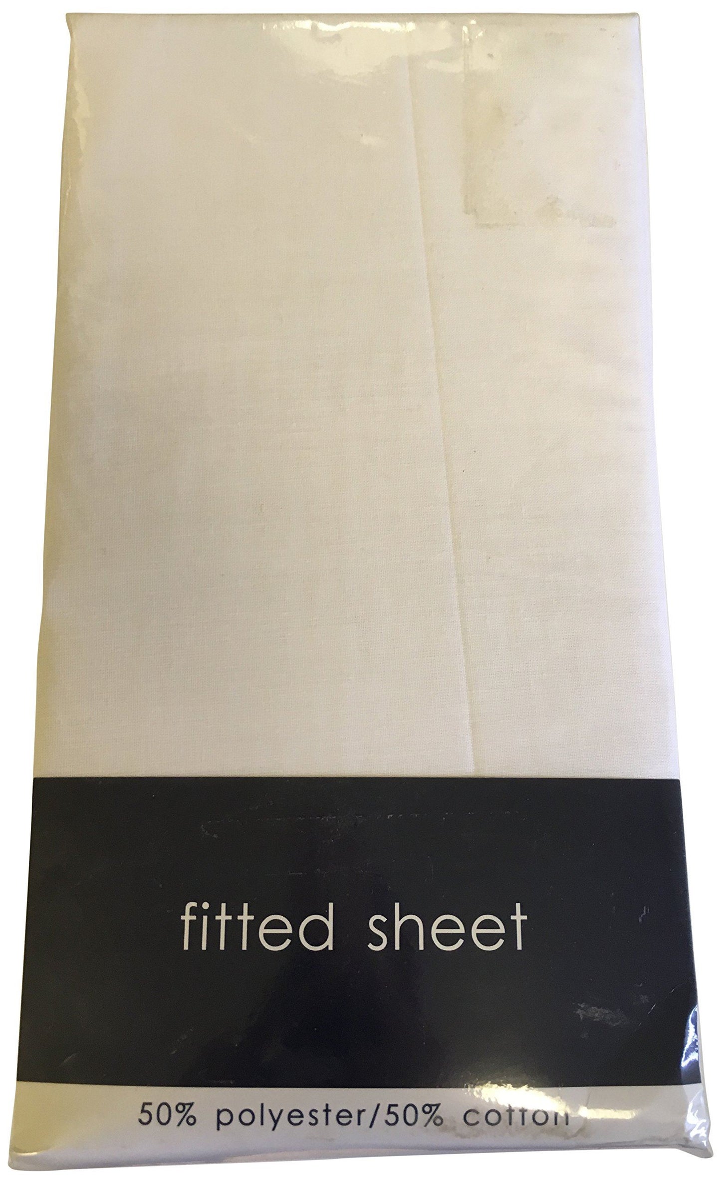 56P White Fitted Sheet