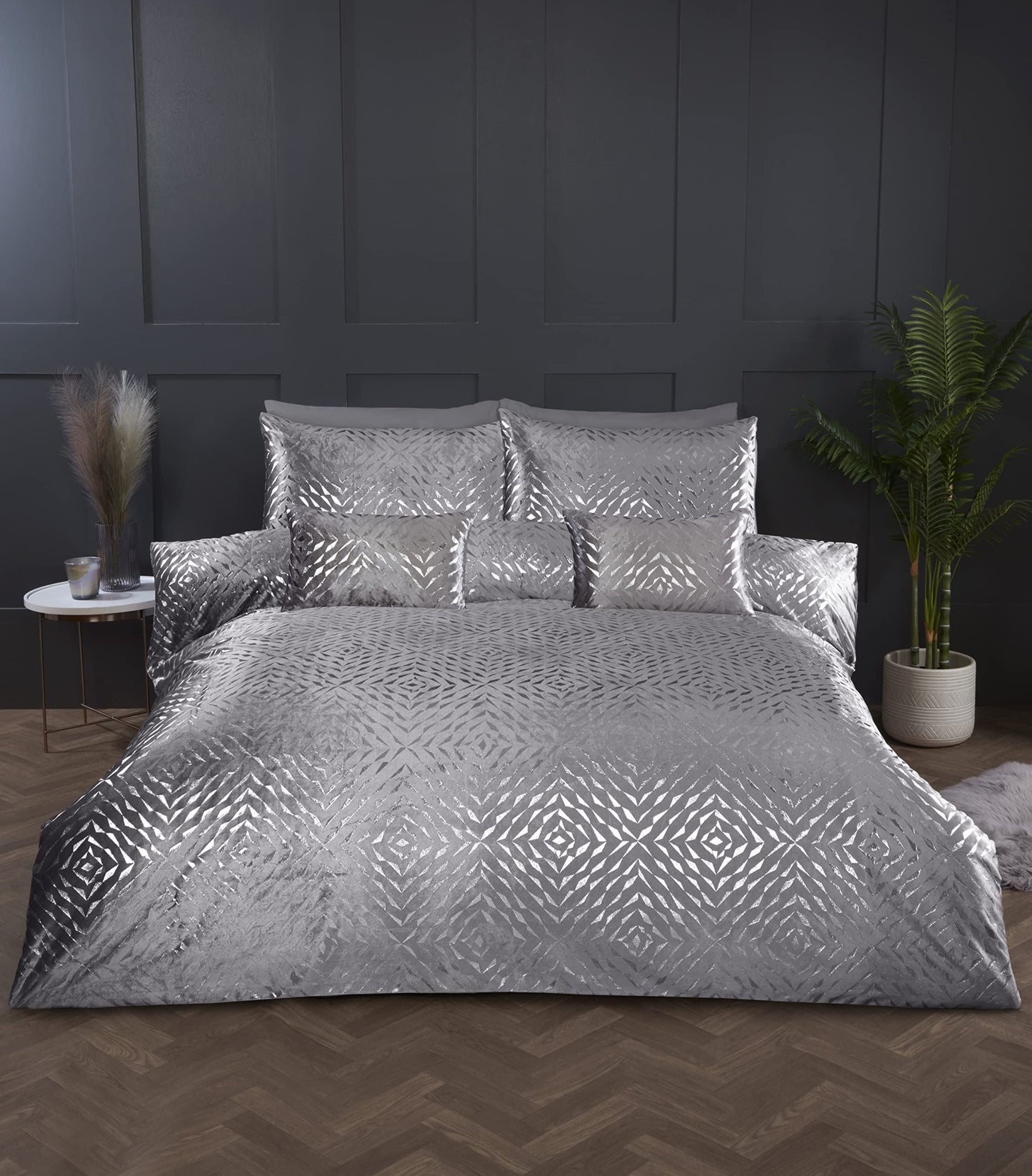 Bellagio Silver Duvet Set