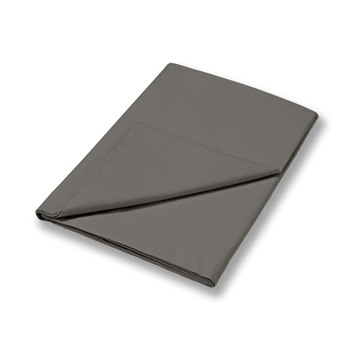 800 TC Cotton Sateen Charcoal Grey Flat Sheet