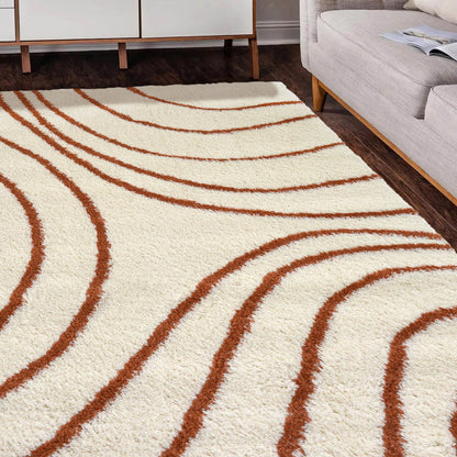 Snug Iso Terracotta Waves Rug