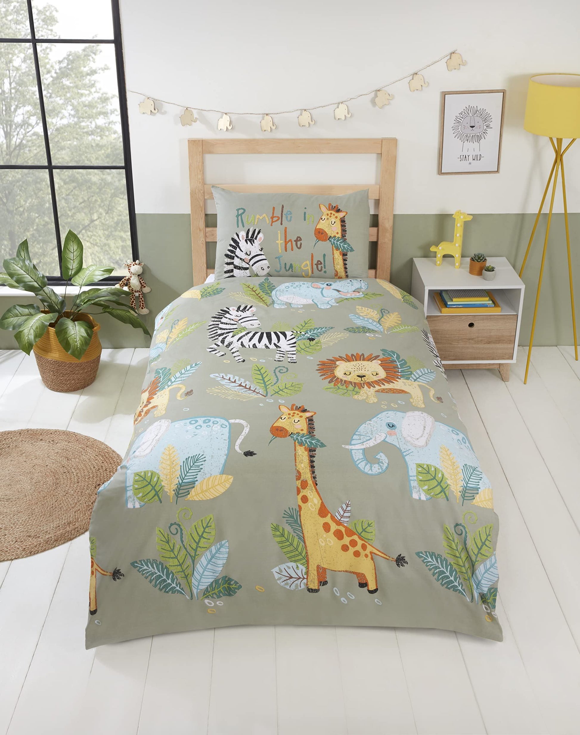 Rumble In The Jungle Multi Duvet Set